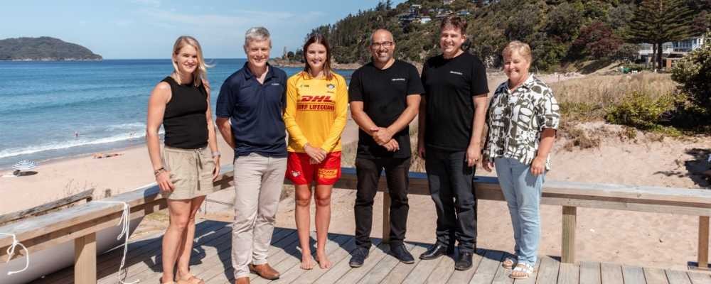 Dan Pereira and Tairua Surf Life Saving representatives 