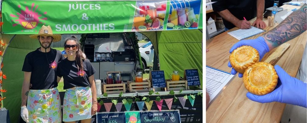 Bronze medal winners Tati Fruitti and their winning pies Bronze medal winners Tati Fruitti and their winning pies