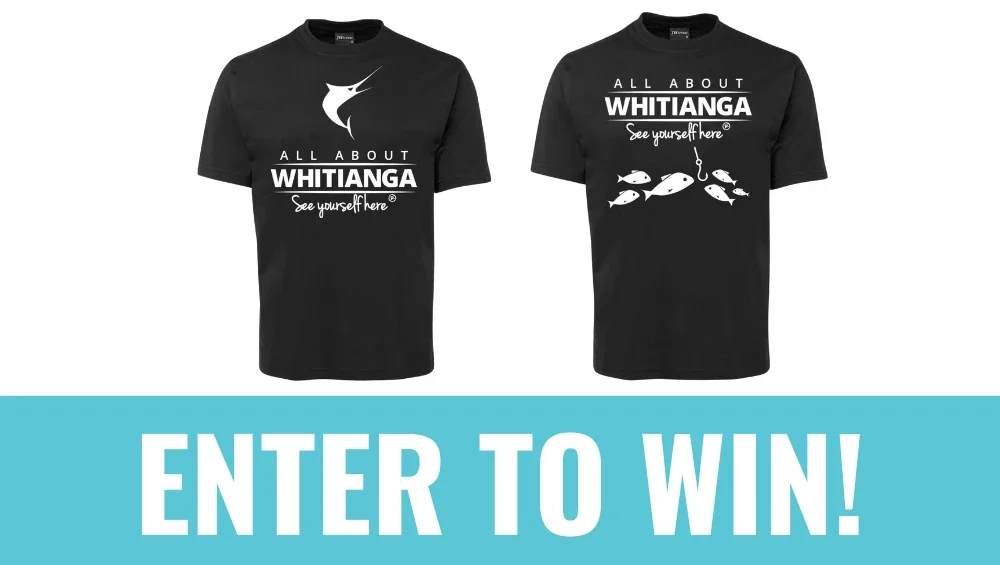 Win Two Exclusive Whitianga T-Shirts!