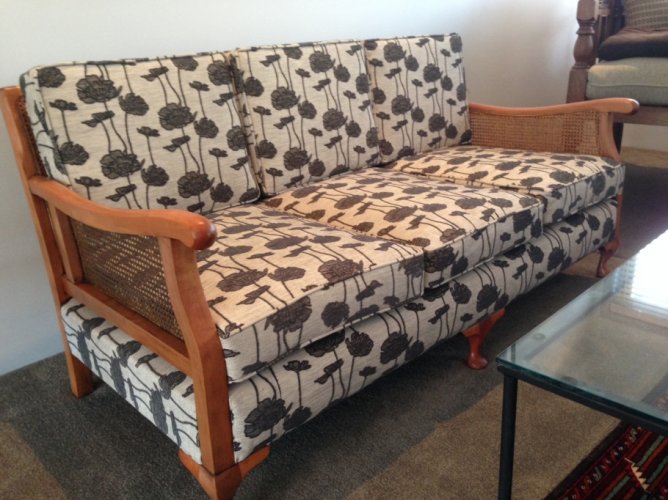 Re upholstered couch by Mercury Bay Canvas Whitianga
