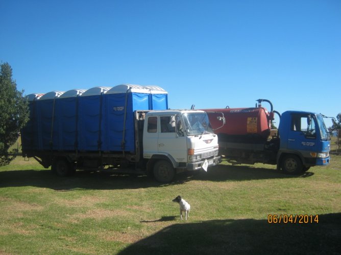Porta loo hireage septic tank and water tank cleaning Whitianga