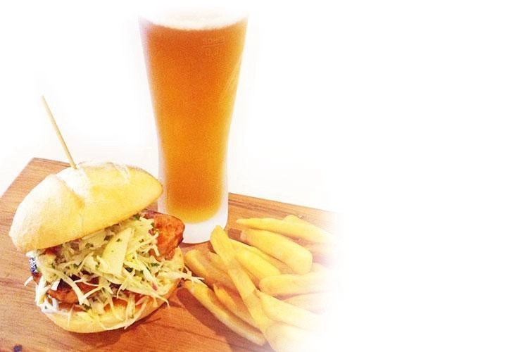 Grilled Buffalo Chicken Burger
