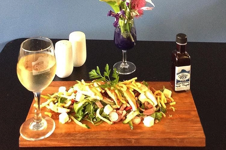 Chicken Bacon Rocket Feta Salad