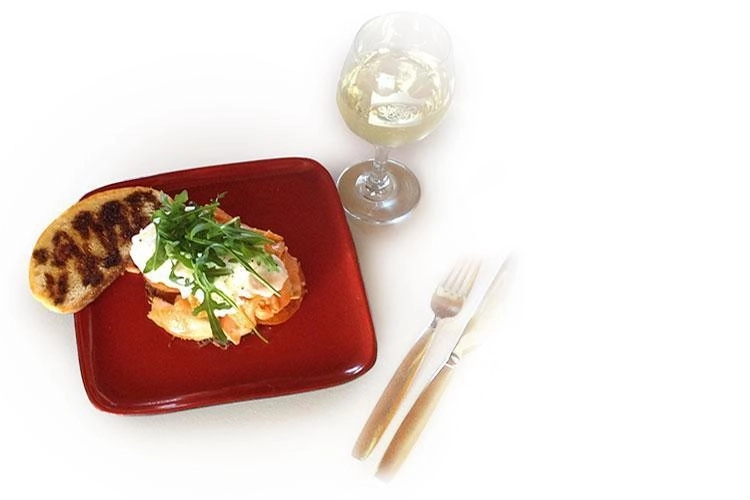 Potato Rosti and Smoked Salmon Stack