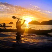 Kayaking Cathedral Cove, New Zealand Kayaking Cathedral Cove, New Zealand