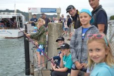 Kid fishing competition Mercury Bay Game fishing club whitianga