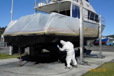 Boat insurance inspection and maintenance at H&M Pascoe Whitianga