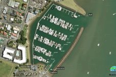Whitinaga Marina mooring areas