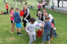 OSCAR after school care and school holiday care - making mini sail boats