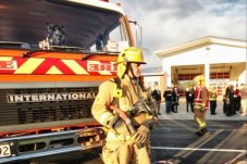 Whitianga Fire Volunteer by Vaughan Grigsby