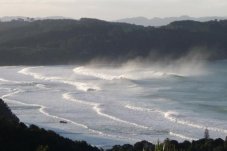 Hot water beach near whitianga
