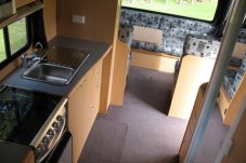 Spacious motorhome layout of Premier 4 Berth Motorhomes