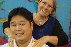 Relaxing at the Health and Wellbeing Market Whitianga