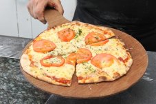 Pizzas at Enigma On The Esplanade