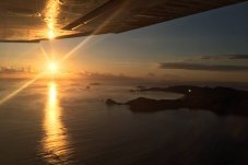 Beautiful Evening flight with FlyStark airlines