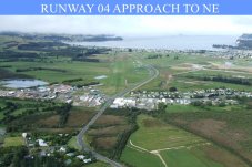 Whitianga Aero Club Airfield Runway 04 Approach to NE