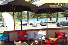 Espy Cafe by the children's playground and waterfront