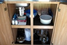 Everything required for cooking and washing up is supplied