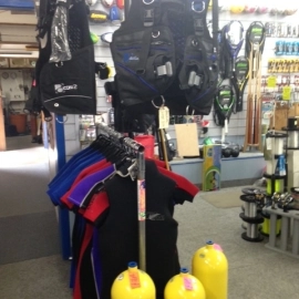 Dive equipment and dive refills at Whitianga Sports centre