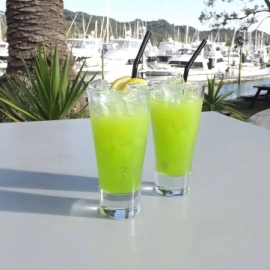 Drinks on the deck at Salt Bar and Restaurant Whitianga.jpeg