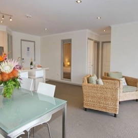 Room with table and chairs