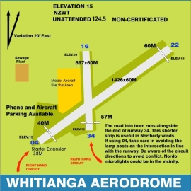 Runway Specifications Whitianga