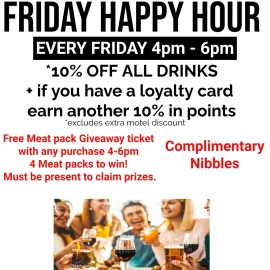 Friday Happy 10% OFF ALL DRINKS