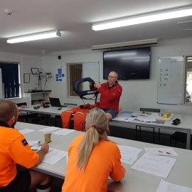 Whitianga Volunteer Coastguard briefing session personal safety