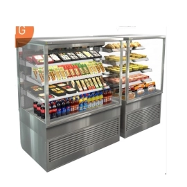 Cooler unit with food