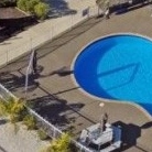 Aerial view Beachside Resort Apartments Whitianga