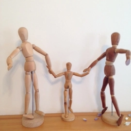 Wooden dolls