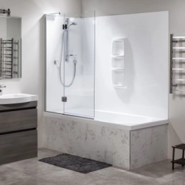 Clearlite Roomset-Kahlo-Shower-over-bath-Platinum-Swing-Grafton