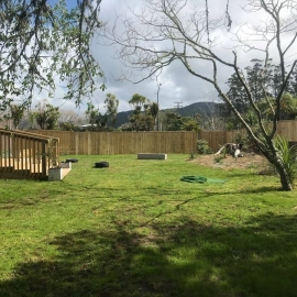 Grass play area