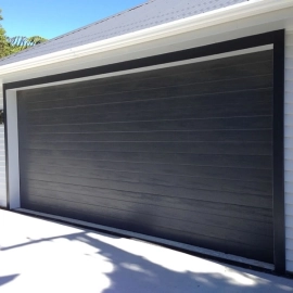 Fineline sectional garage door by Doors 2000 Coromandel Ltd
