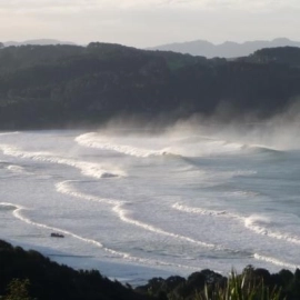 Hot water beach near whitianga