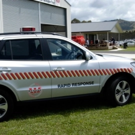 Whitianga Rescue Helicopter support vehicle