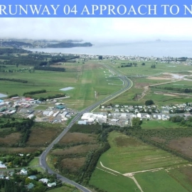 Whitianga Aero Club Airfield Runway 04 Approach to NE