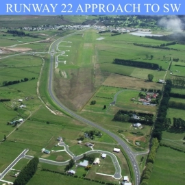 Whitianga Aero Club Airfield Runway 22 Approach to SW