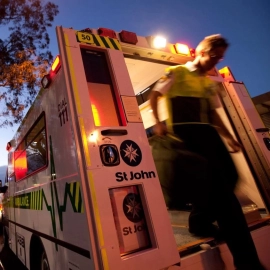 St John Ambulance evening shot