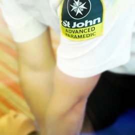 St John advance paramedic badge
