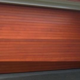 Cedar Sectional Garage Door by Doors 2000 Coromandel