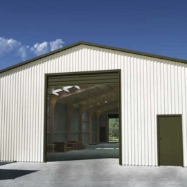 Large cream shed