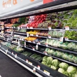 Fresh Vegies display