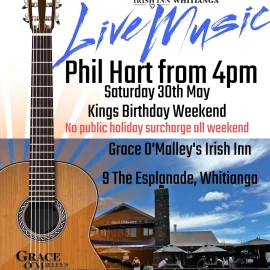 Live Music Sat 30 May Kings Birthday