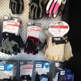 Bike gloves and accessories at the Bike Man Shop Whitianga