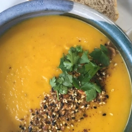 Soup and garnish