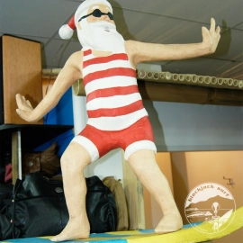 Surfing Santa