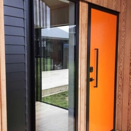 Orange door