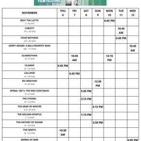 British and Irish Film Festival
