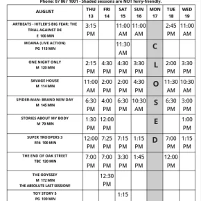Mercury Twin Cinema Whitianga Movie Times